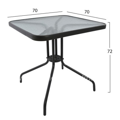 Set Dining Table 3 pieces with 2 chairs & table HM5182.01