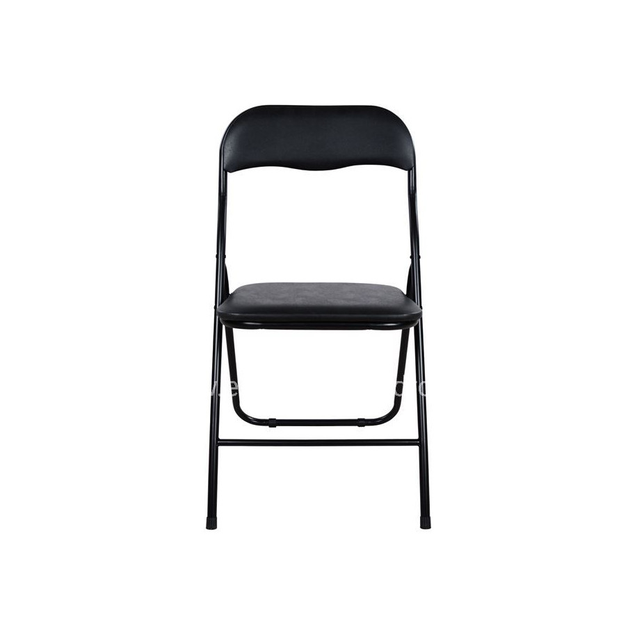 Chair Foldable PU Black HM0044 38x47x82H cm.