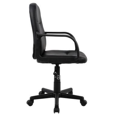 Office chair HM1005 with arms Black PU
