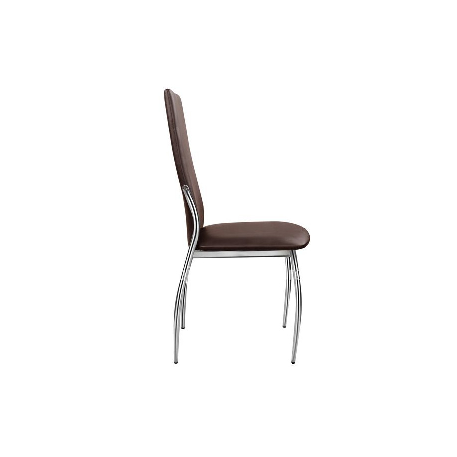 ΚΑΡΕΚΛΑ ΚΟΥΖΙΝΑΣ KIM HM0080.05 ΚΑΦΕ PU ΜΕ ΜΕΤΑΛΛΙΚΟ ΣΚΕΛΕΤΟ K/D 45X55X99 εκ.