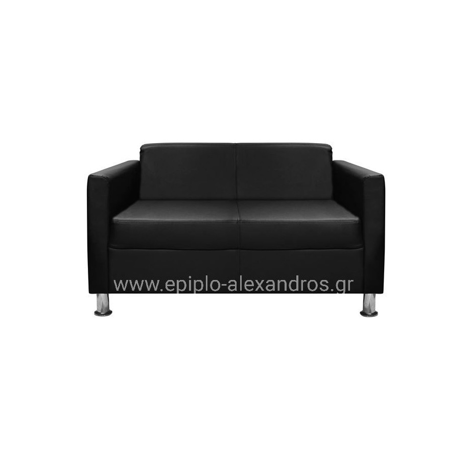 ΚΑΝΑΠΕΣ 2 ΘΕΣΙΟΣ CUBO PU ΜΑΥΡΟ HM3033.02 120χ71χ73Υεκ.