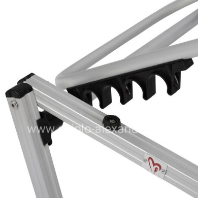 ΞΑΠΛΩΣΤΡΑ ΕΠΑΓΓΕΛΜΑΤΙΚΗ WALDO ΑΛΟΥΜΙΝΙΟΥ HM5071.03 ΛΕΥΚΗ 195x53-60x30 cm