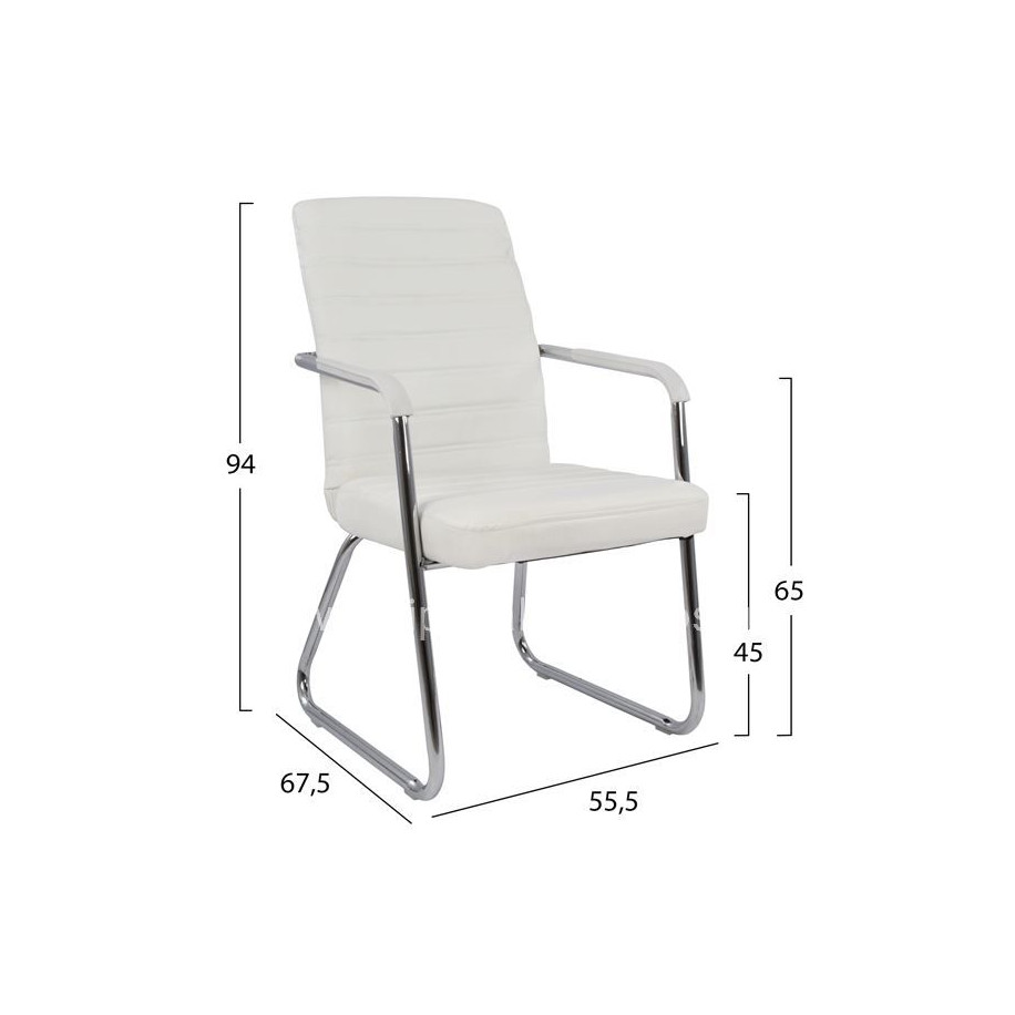 ΠΟΛΥΘΡΟΝΑ DALEY HM1021.02 ΛΕΥΚΗ 55,5x67,5x94 εκ.