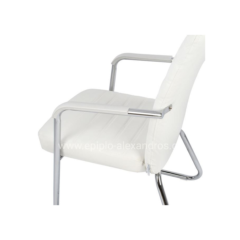 ΠΟΛΥΘΡΟΝΑ DALEY HM1021.02 ΛΕΥΚΗ 55,5x67,5x94 εκ.