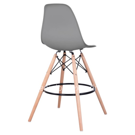 Bar Stool Renata HM0173.10 Grey 58x56x107cm