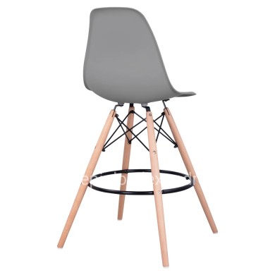Bar Stool Renata HM0173.10 Grey 58x56x107cm