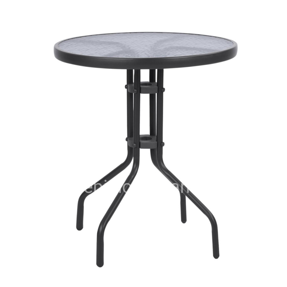 Table Metallic Lima Grey '60x68cm HM5079.01