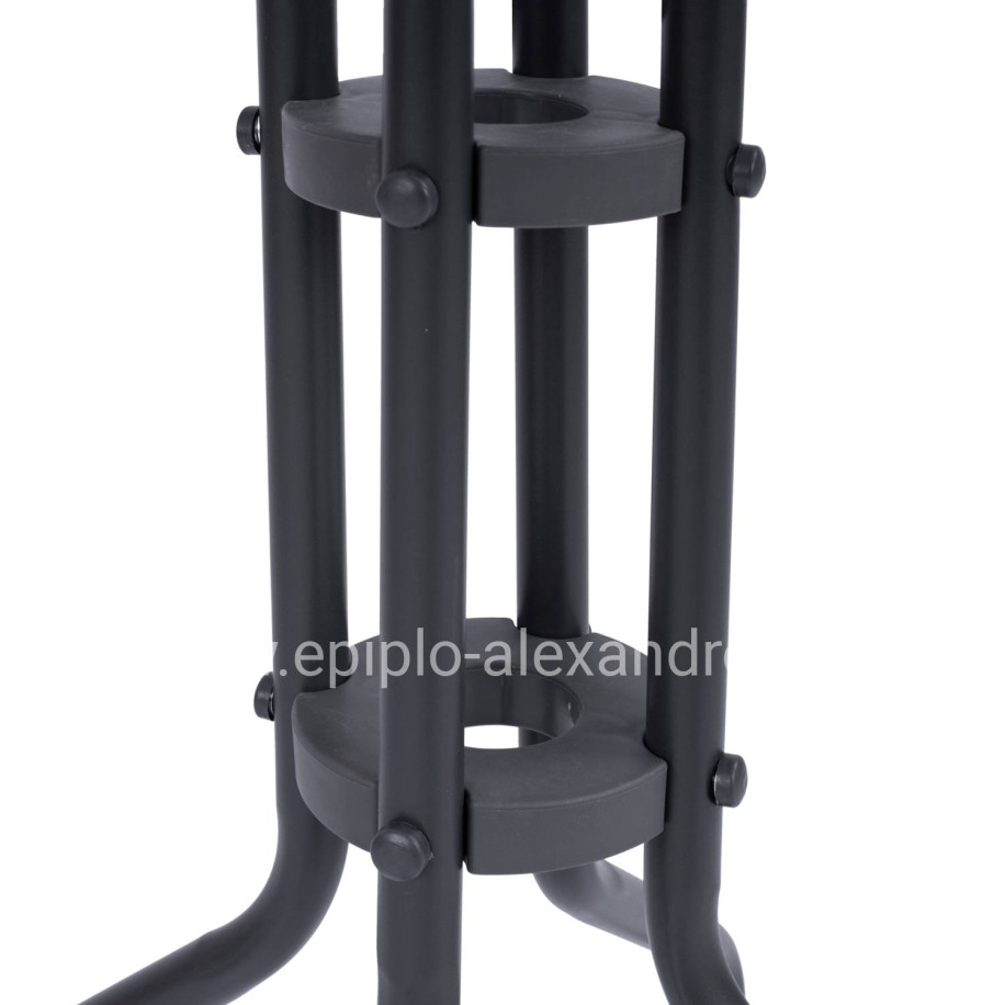 Table Metallic Lima Grey '60x68cm HM5079.01