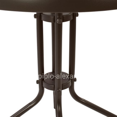 Table Metallic Lima Brown '60x70cm HM5079.02