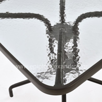 Table Figo metallic Brown 60x60x72 cm HM5035.02