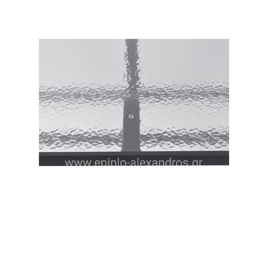 Table Bruno Metallic Grey 160Χ90Χ72 HM5074.01