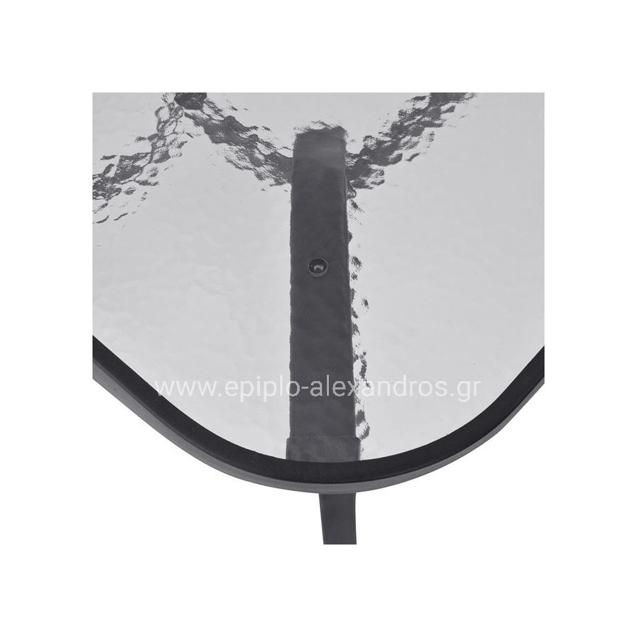 Table Bruno Metallic Grey 160Χ90Χ72 HM5074.01