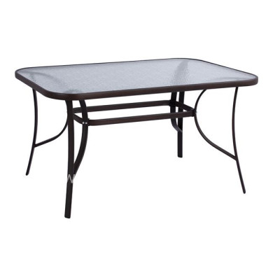 Table Bruno Metallic Brown 140Χ80Χ72 HM5106.02