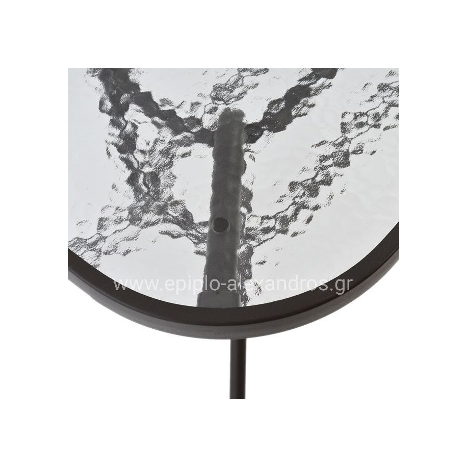 ΣΕΤ ΤΡΑΠΕΖΑΡΙΑ 5ΤΜΧ 140X80 & 4 ΠΟΛΥΘΡΟΝΕΣ BAMBOO LOOK ΚΑΦΕ