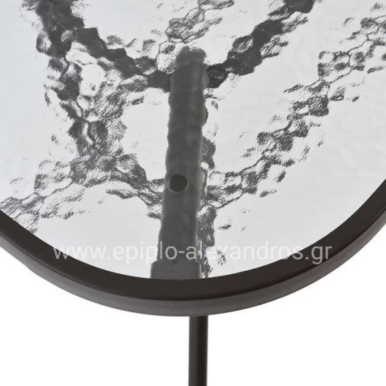 OUTDOOR DINING SET 5PCS HM5193.02--4 CHAIRS & TABLE 110x60cm--BROWN COLOR