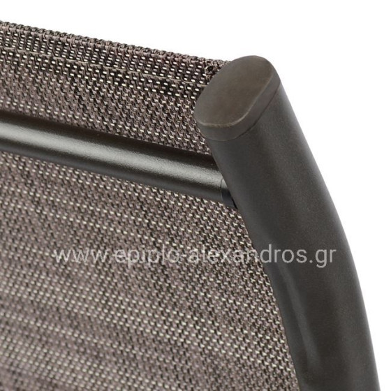 OUTDOOR DINING SET 5PCS HM5193.02--4 CHAIRS & TABLE 110x60cm--BROWN COLOR