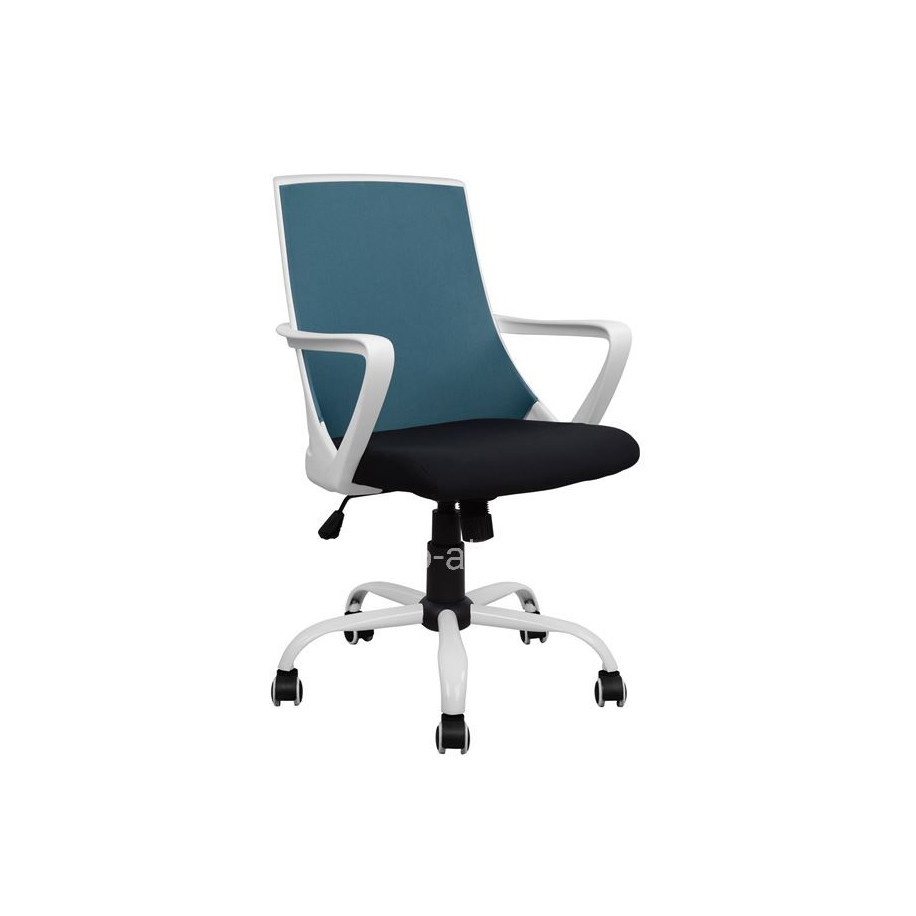 Office chair HM1053.06 Blue with mesh and metal base 58x59x103 cm