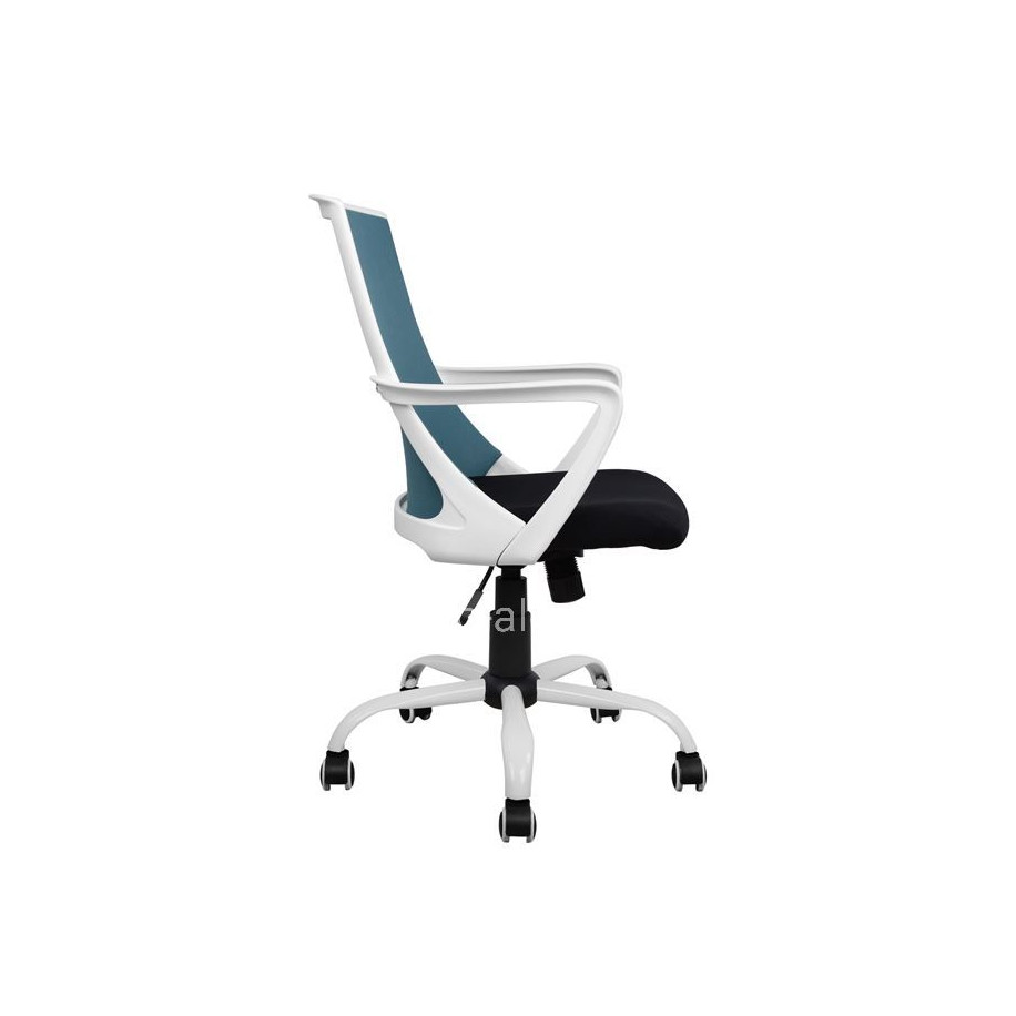 Office chair HM1053.06 Blue with mesh and metal base 58x59x103 cm