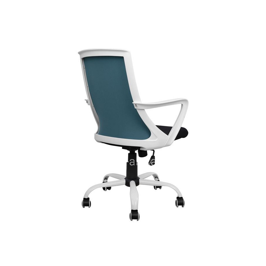 Office chair HM1053.06 Blue with mesh and metal base 58x59x103 cm