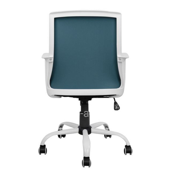 Office chair HM1053.06 Blue with mesh and metal base 58x59x103 cm