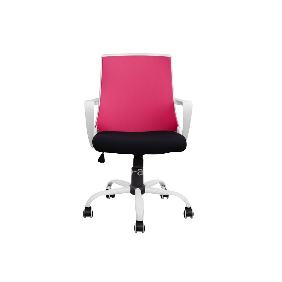 Office chair HM1053.05 Pink with mesh and metal base 58x59x103 cm