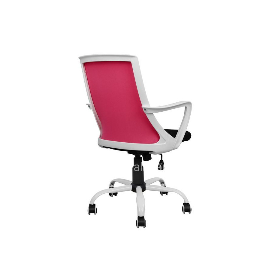 Office chair HM1053.05 Pink with mesh and metal base 58x59x103 cm