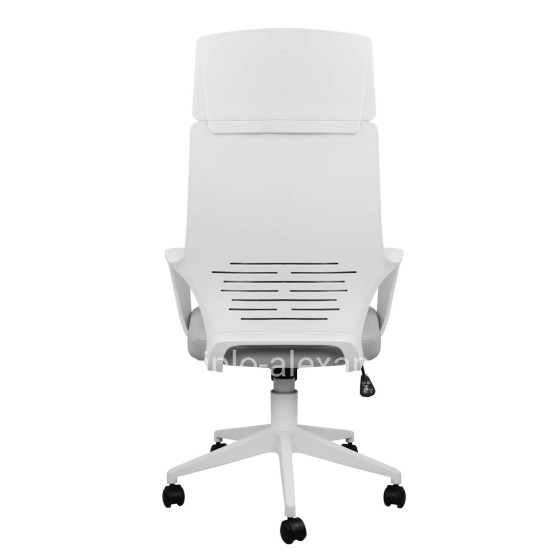 Office chair HM1054.21 Grey and White frame 64x61x126 cm