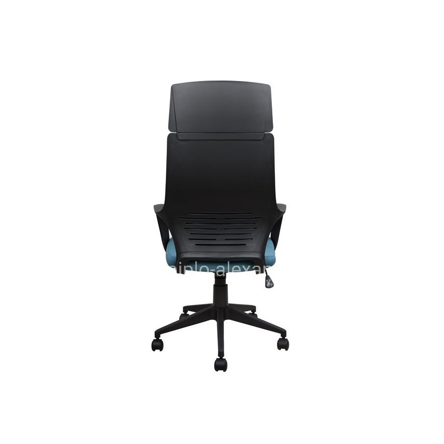Office chair HM1054.06 Grey-Light blue and Black base 64x61x126 cm