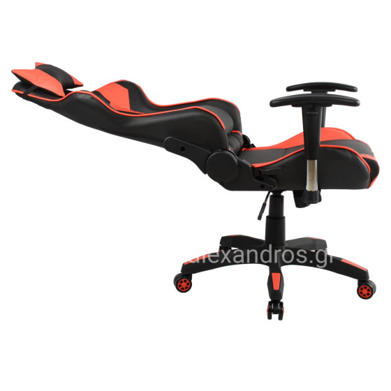 Office Gaming chair HM1056.01 Racing Black and Red PU 67x70x134 cm