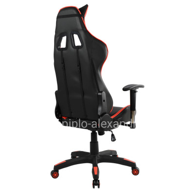 ΠΟΛΥΘΡΟΝΑ GAMING ZAYN HM1056.01 ΜΑΥΡΟ-ΚΟΚΚΙΝΟ PU 67x70x134 εκ.