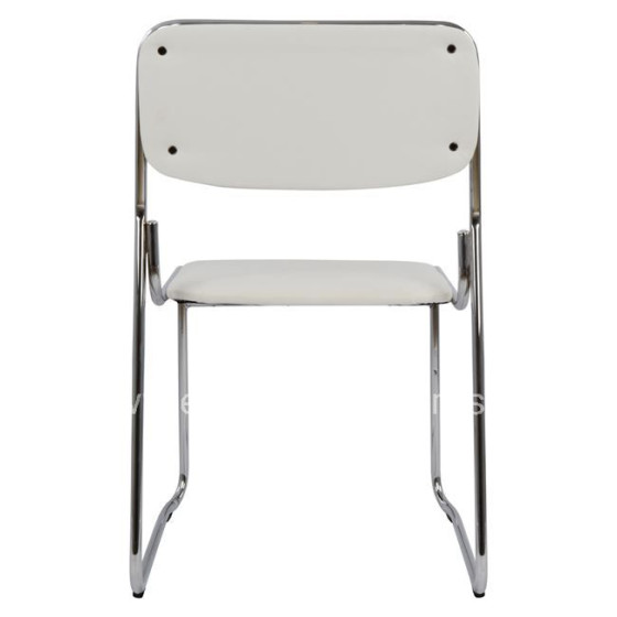 ΚΑΡΕΚΛΑ ΓΡΑΦΕΙΟΥ ΣΥΝΕΡΓΑΣΙΑΣ MABEL HM1019.02 ΣΕ ΧΡΩΜΑ ΛΕΥΚΟ 48,5x51,5x77Yεκ.