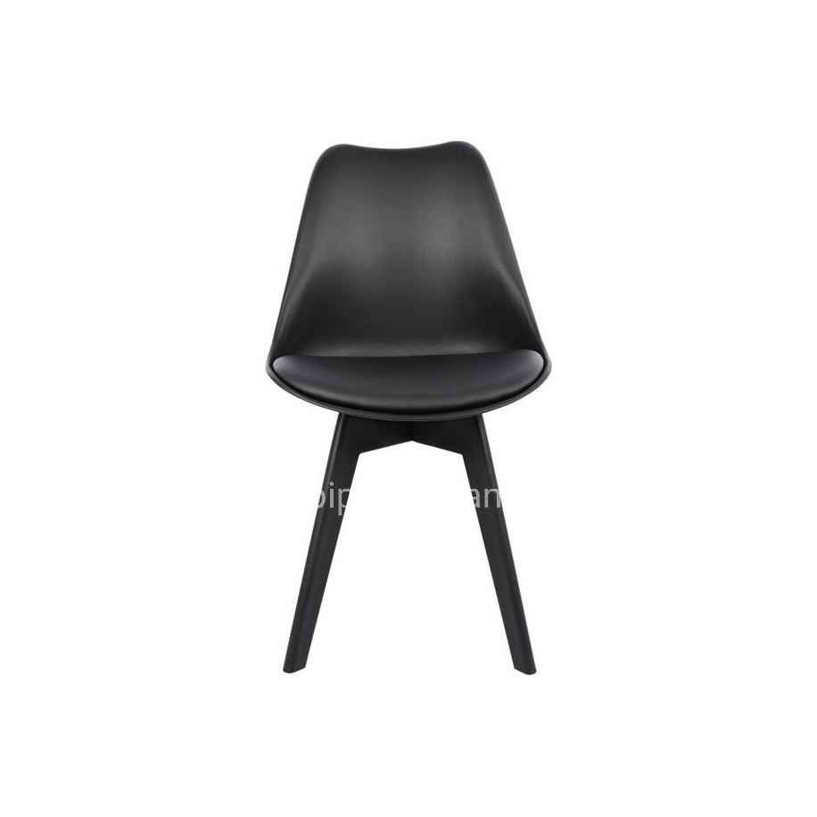 Chair Vegas HM0033.32 POLYPROPYLENE-PU-BLACK 47,5x55x82 cm