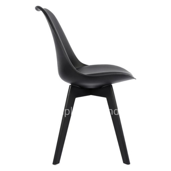 Chair Vegas HM0033.32 POLYPROPYLENE-PU-BLACK 47,5x55x82 cm