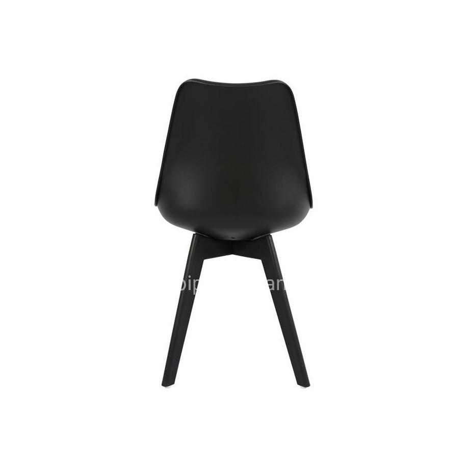 Chair Vegas HM0033.32 POLYPROPYLENE-PU-BLACK 47,5x55x82 cm