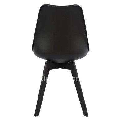 Chair Vegas HM0033.32 POLYPROPYLENE-PU-BLACK 47,5x55x82 cm