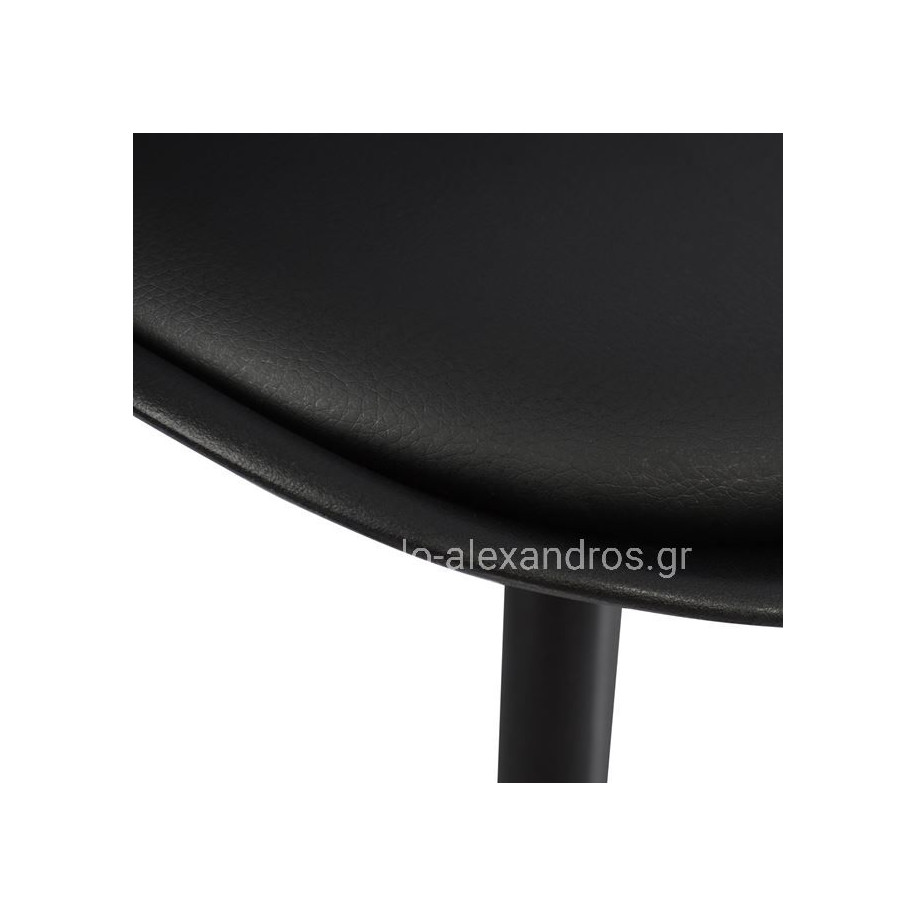 Chair Vegas HM0033.32 POLYPROPYLENE-PU-BLACK 47,5x55x82 cm