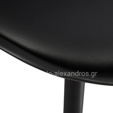 Chair Vegas HM0033.32 POLYPROPYLENE-PU-BLACK 47,5x55x82 cm