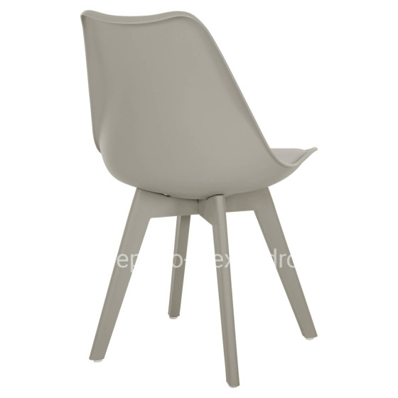 Chair Vegas HM0033.40 POLYPROPYLENE-PU-GREY 48x56x82