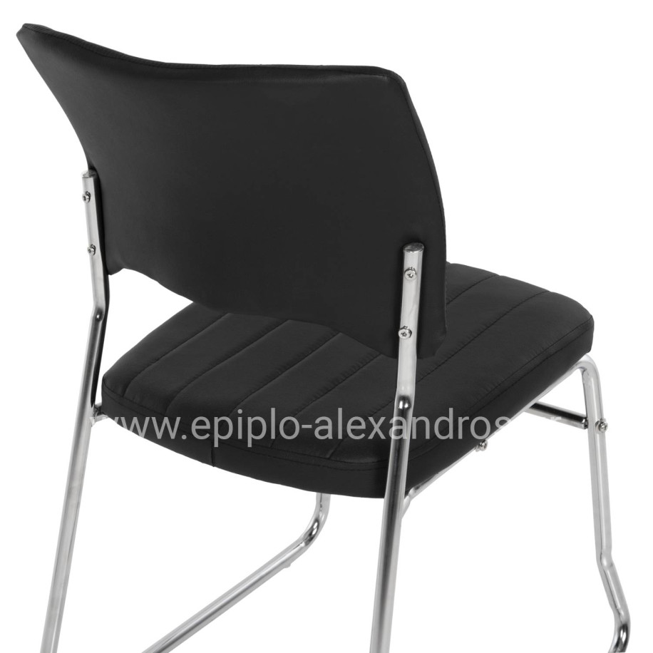 ΚΑΡΕΚΛΑ QUENTI HM1071.01 ΜΑΥΡΗ 47x54x84 εκ.