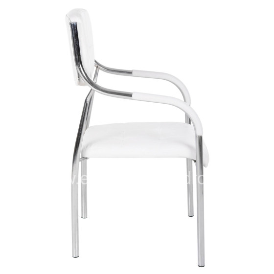 ΚΑΡΕΚΛΑ ΓΡΑΦΕΙΟΥ ΕΠΙΣΚΕΠΤΟΥ OBERON HM1018.02 ΑΣΠΡΟ PU 51x52x88Yεκ.