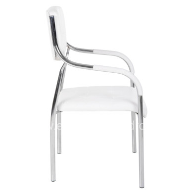 ΚΑΡΕΚΛΑ ΓΡΑΦΕΙΟΥ ΕΠΙΣΚΕΠΤΟΥ OBERON HM1018.02 ΑΣΠΡΟ PU 51x52x88Yεκ.