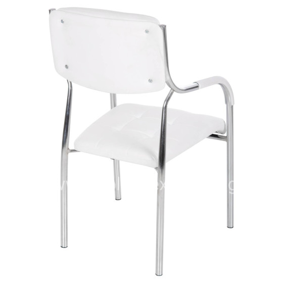 ΚΑΡΕΚΛΑ ΓΡΑΦΕΙΟΥ ΕΠΙΣΚΕΠΤΟΥ OBERON HM1018.02 ΑΣΠΡΟ PU 51x52x88Yεκ.