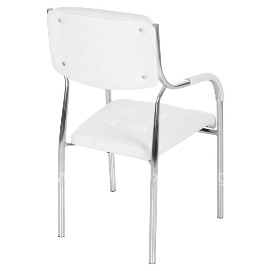 ΚΑΡΕΚΛΑ ΓΡΑΦΕΙΟΥ ΕΠΙΣΚΕΠΤΟΥ OBERON HM1018.02 ΑΣΠΡΟ PU 51x52x88Yεκ.