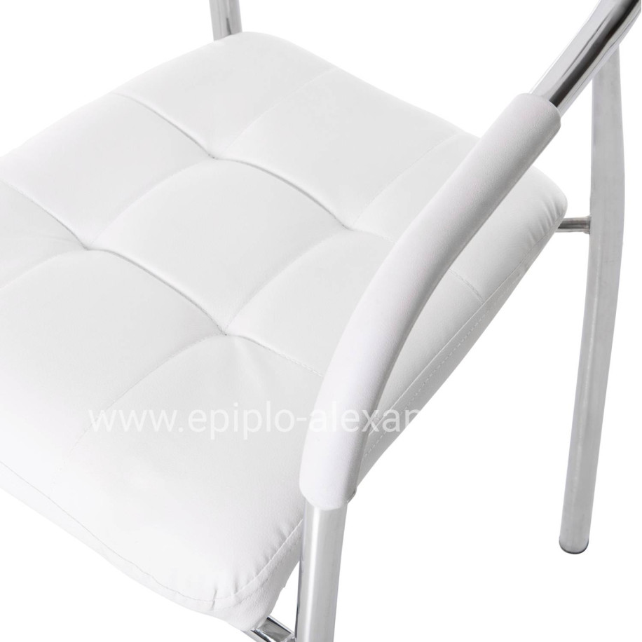 ΚΑΡΕΚΛΑ ΓΡΑΦΕΙΟΥ ΕΠΙΣΚΕΠΤΟΥ OBERON HM1018.02 ΑΣΠΡΟ PU 51x52x88Yεκ.