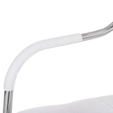 ΚΑΡΕΚΛΑ ΓΡΑΦΕΙΟΥ ΕΠΙΣΚΕΠΤΟΥ OBERON HM1018.02 ΑΣΠΡΟ PU 51x52x88Yεκ.