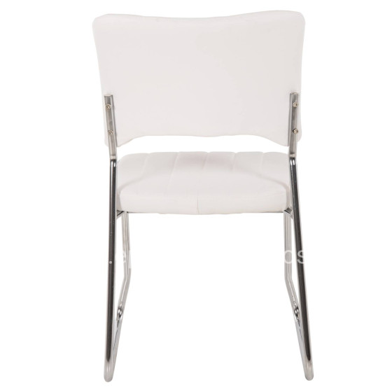 ΚΑΡΕΚΛΑ QUENTI HM1071.02 ΛΕΥΚΗ 52x60x85 εκ.