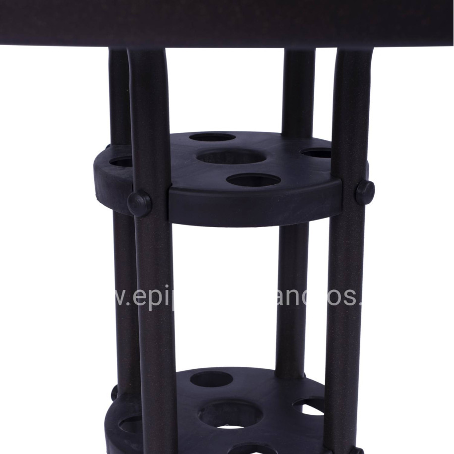 ΤΡΑΠΕΖΙ LIMA Φ70Χ70Υεκ. ΜΕΤΑΛΛΙΚΟ ΚΑΦΕ ΜΕ ΓΥΑΛΙΝΗ ΕΠΙΦΑΝΕΙΑ HM5146.02