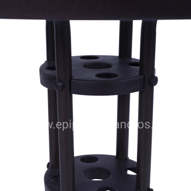 ΤΡΑΠΕΖΙ LIMA Φ70Χ70Υεκ. ΜΕΤΑΛΛΙΚΟ ΚΑΦΕ ΜΕ ΓΥΑΛΙΝΗ ΕΠΙΦΑΝΕΙΑ HM5146.02