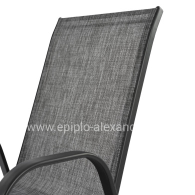 ΣΕΤ ΤΡΑΠΕΖΑΡΙΑΣ ΜΕΤΑΛΛΙΚΗ 3ΤΜΧ ΜΕ 2 ΚΑΡΕΚΛΕΣ & 1 ΤΡΑΠΕΖΙ 70Χ70 HM5185.01