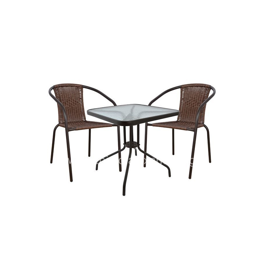 Set Dining Table 3 pieces chairs & table HM5182.02